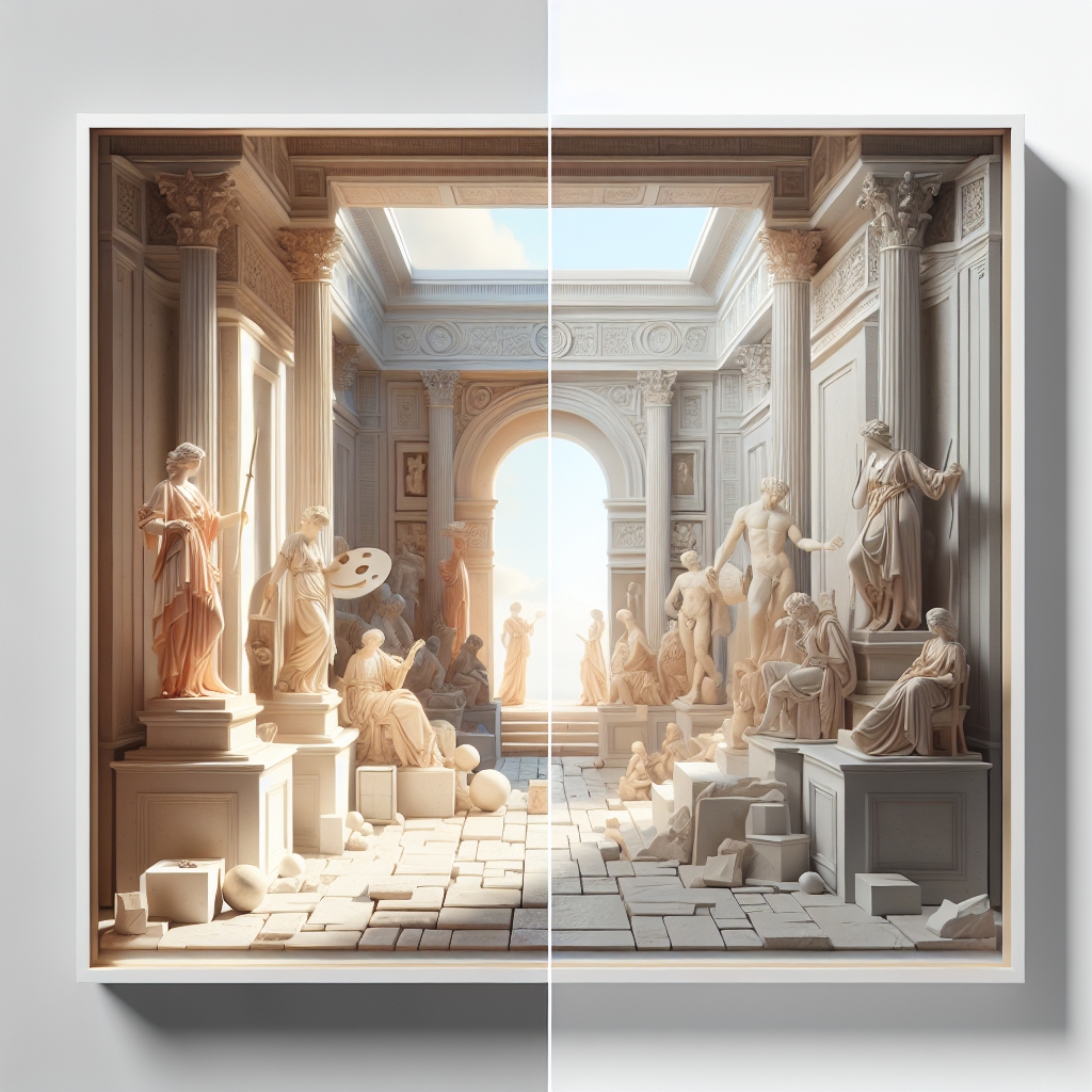 Jakie są największe różnice między malarstwem a rzeźbą?