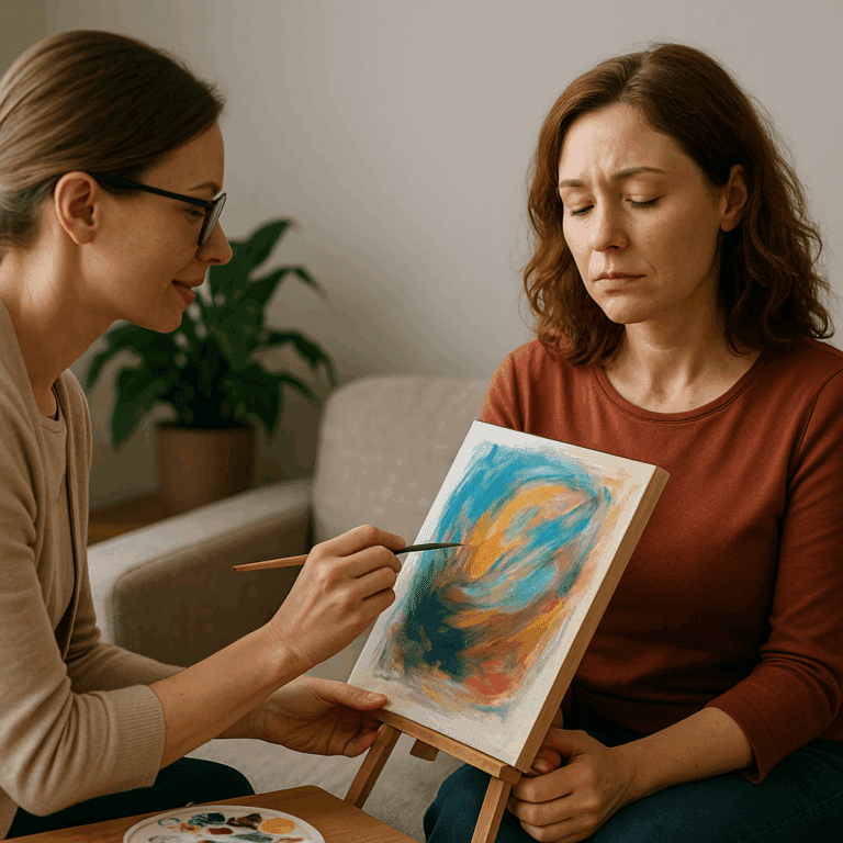 Jak sztuka może pomagać w terapii