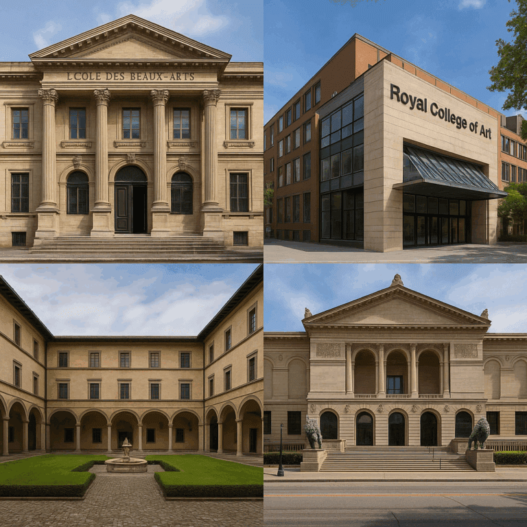Jakie są najbardziej znane szkoły artystyczne na świecie