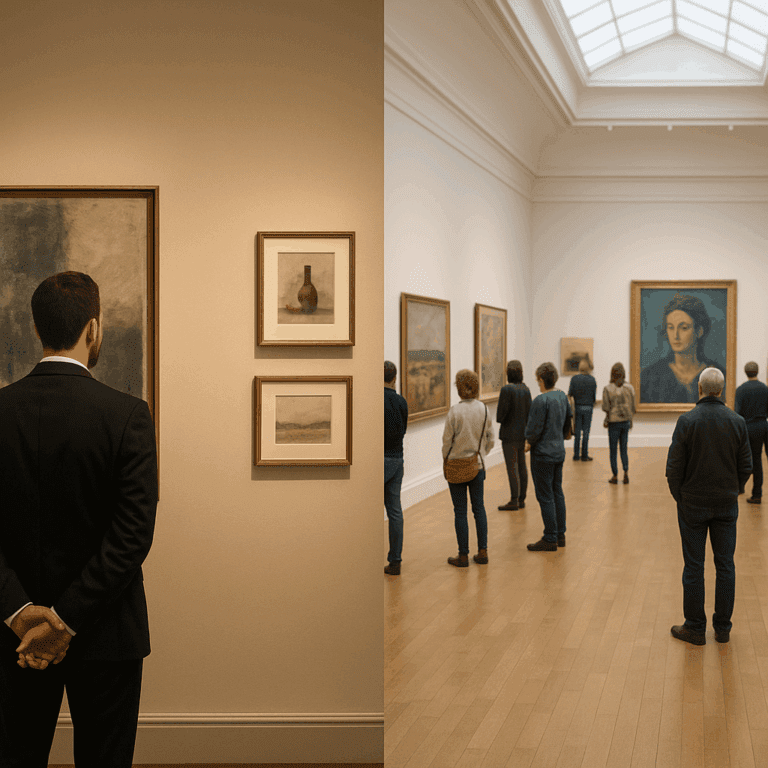 Jakie są różnice między galerią prywatną a publiczną