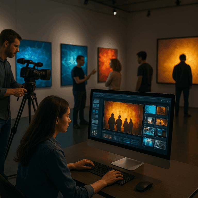 Jak powstają wystawy multimedialne